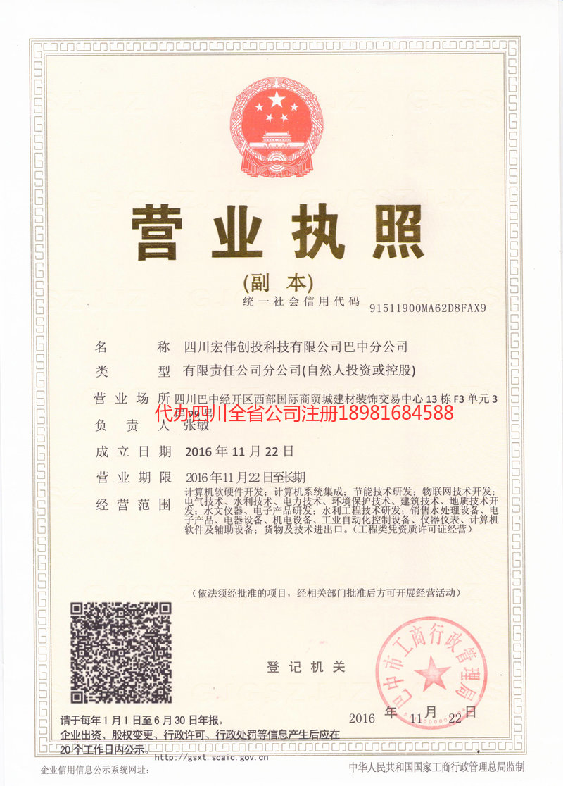 伊宁市伊宁市宏伟创投科技有限公司