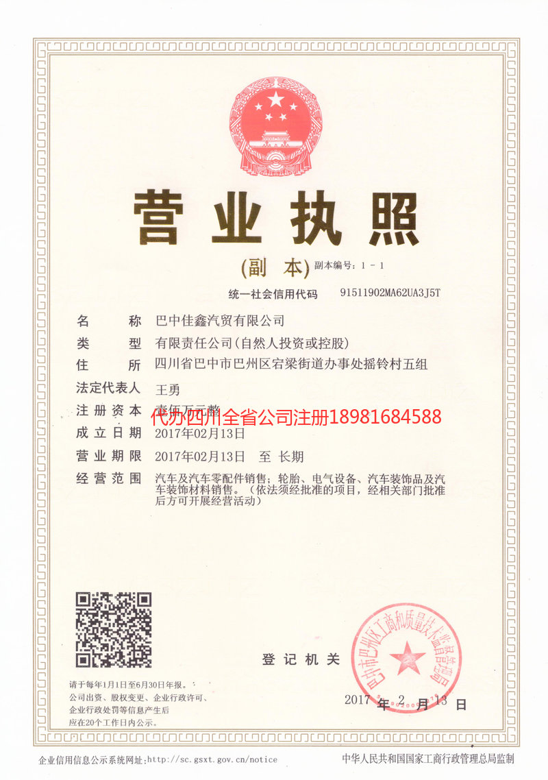 伊宁市伊宁市佳鑫汽贸有限公司